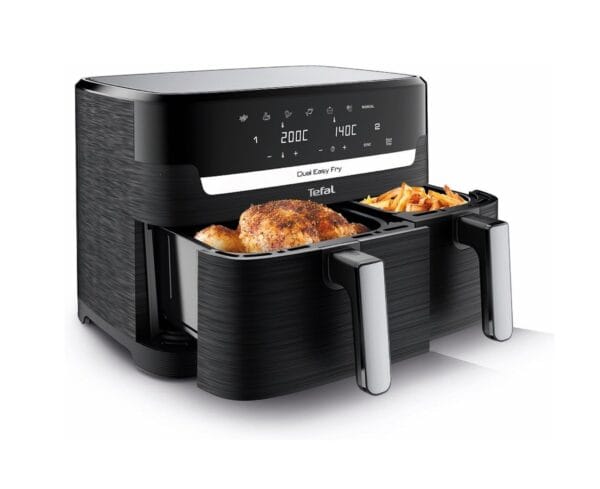 Tefal EY9018 dviejų skyrių karšto oro gruzdintuvė