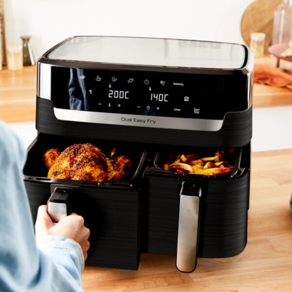 Tefal EY9018 dviejų skyrių karšto oro gruzdintuvė - Image 4