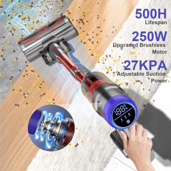 Avamia belaidis dulkių siurblys su 250 W varikliu - Image 2